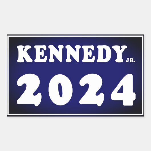 Kennedy Jr. 2024 Rechteckiger Aufkleber (Vorderseite)