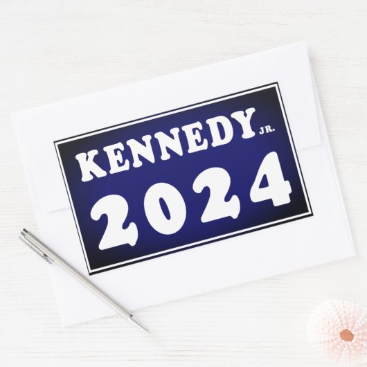 Kennedy Jr. 2024 Rechteckiger Aufkleber (Umschlag)
