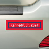 Kennedy Jr. 2024 rot/weiß/blau Autoaufkleber (Auf Auto)