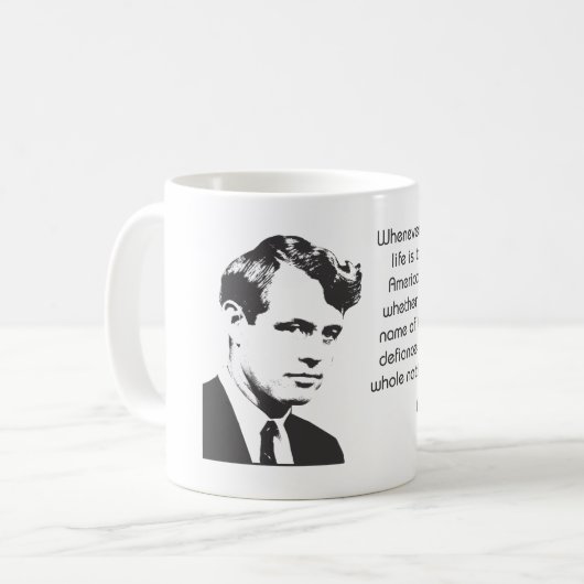 Kennedy Kaffeetasse (Vorderseite Links)