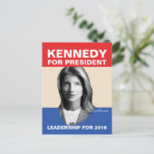 Kennedy Leadership Postkarte (Stehend Vorderseite)