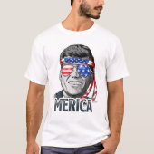 Kennedy Merica 4Th Of July President JFK Men Ameri T-Shirt (Vorderseite)