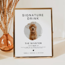KENNEDY Minimalistisch 1 Foto Pet Signature Drink 