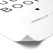 KENNEDY Minimalistisch Sign Unser Gästebuch Hochze (Ecke)