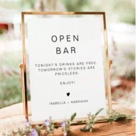 KENNEDY Modern Minimalistisch Open Bar Drink Poste Poster