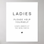 KENNEDY Moderne Damen Badezimmer Toilette Poster (Vorne)