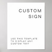 KENNEDY Modernes, Minimalistisches, benutzerdefini Poster (Vorne)