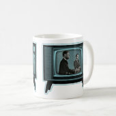 Kennedy Nixon 1960 Fernsehdebatte Kaffeetasse (VorderseiteRechts)