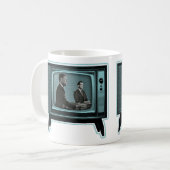 Kennedy Nixon 1960 Fernsehdebatte Kaffeetasse (Vorderseite Links)