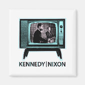 Kennedy Nixon 1960 Fernsehdebatte Magnet (Vorne)