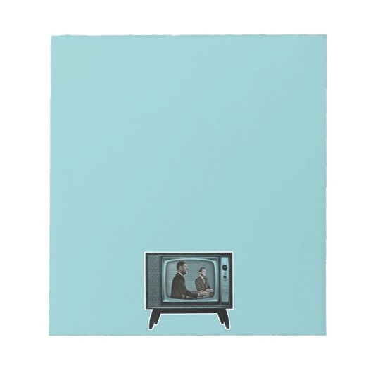 Kennedy Nixon 1960 Fernsehdebatte Notizblock (Vorderseite)