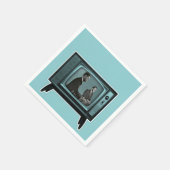 Kennedy Nixon 1960 Fernsehdebatte Serviette (Ecke)