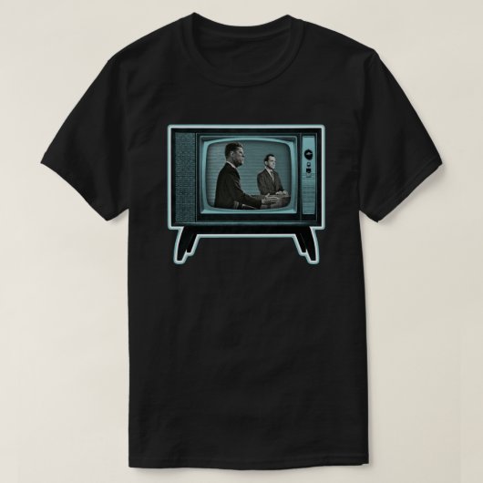 Kennedy Nixon 1960 Fernsehdebatte T-Shirt (Design vorne)