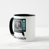Kennedy Nixon 1960 Fernsehdebatte Tasse (Vorderseite Links)