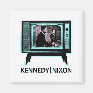 Kennedy Nixon 1960 TV-Debatte Magnet