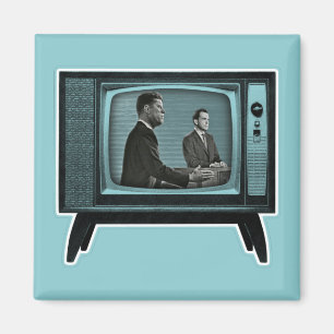 Kennedy Nixon 1960 TV-Debatte Magnet