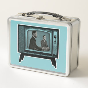 Kennedy Nixon 1960 TV-Debatte Metall Brotdose