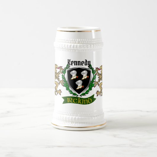 Kennedy/O'Kennedy Irish Shield Bierglas (Mittel)