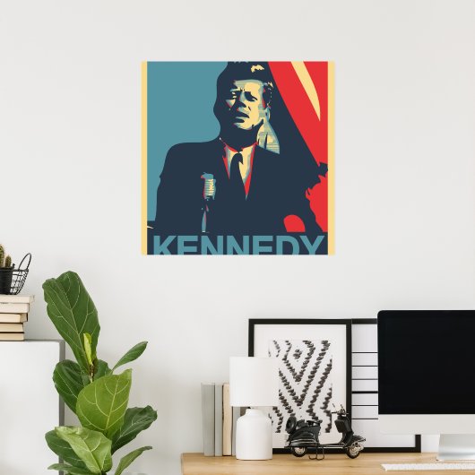 Kennedy Poster (Heimbüro)