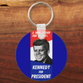 Kennedy-Präsidentschaftskampagne 1960 Schlüsselanhänger (Vorderseite)