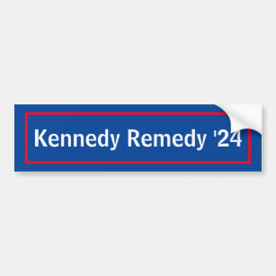 Kennedy Remedy '24 blau, rot und weiß Autoaufkleber