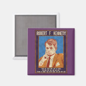 Kennedy, Robert - "Warum nicht?" Magnet (Vorderseite/Rückseite)