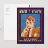 Kennedy, Robert - "Warum nicht?" Postkarte (Vorne/Hinten)