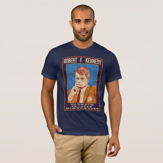 Kennedy, Robert - "warum nicht? " T-Shirt (Vorne ganz)