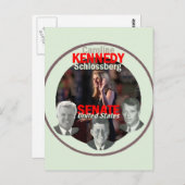 KENNEDY Senat Postcard Postkarte (Vorne/Hinten)