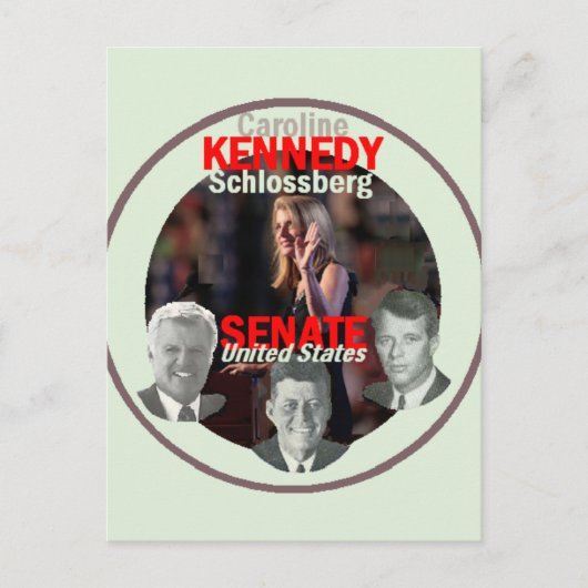 KENNEDY Senat Postcard Postkarte (Vorderseite)