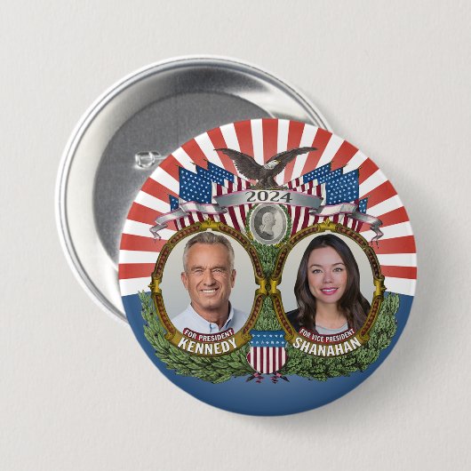 Kennedy Shanahan 2024 - Sammelkampagne Button (Vorne & Hinten)