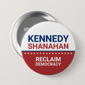 Kennedy Shanahan Wahl 2024 Button (Vorne & Hinten)