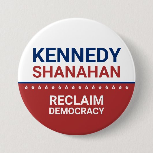 Kennedy Shanahan Wahl 2024 Button (Vorderseite)