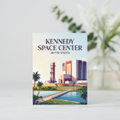 Kennedy Space Center Florida Postkarte (Stehend Vorderseite)