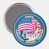 Kennedy Space Center für den Nerd Geeks Magnet (Vorderseite/Rückseite)