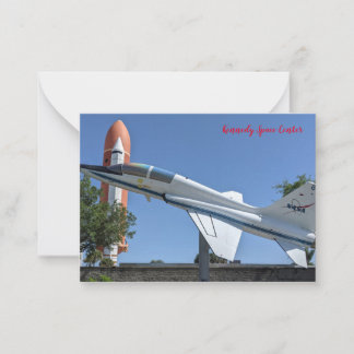 Kennedy Space Center Mitteilungskarte