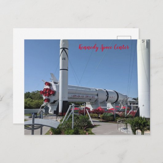 Kennedy Space Center Postcard Postkarte (Vorne/Hinten)