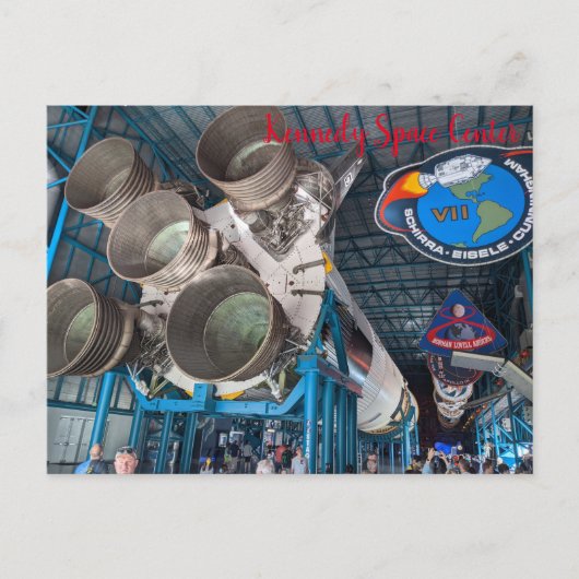 Kennedy Space Center Postkarte (Vorderseite)