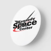 Kennedy Space Center Runde Wanduhr (Winkel)