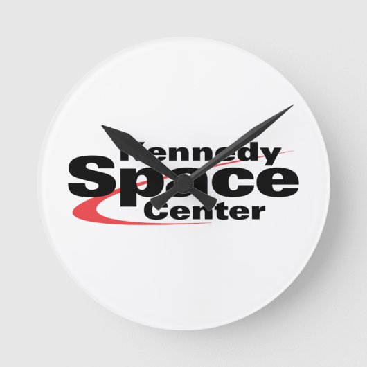 Kennedy Space Center Runde Wanduhr (Vorderseite)