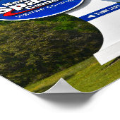 Kennedy Space Center Visitor Complex Sign Poster (Ecke)