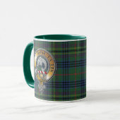 Kennedy Tartan & Abzeichen Tasse (Vorderseite Links)