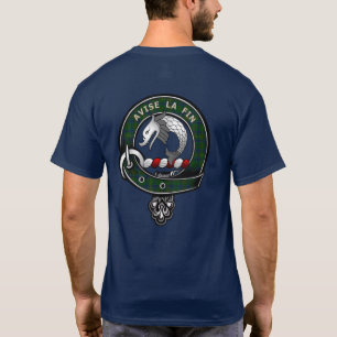 Kennedy Tartan Clan Abzeichen T-Shirt