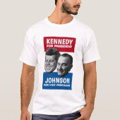 Kennedy- und Johnsonwahl-Plakat 1960 T-Shirt (Vorderseite)