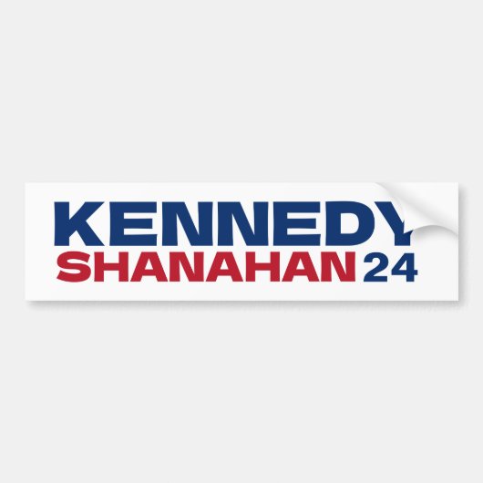 Kennedy und Shanahan-Wahl 2024 Autoaufkleber (Vorne)
