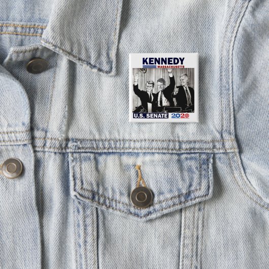 Kennedy US Senat 2020 Button (Beispiel)