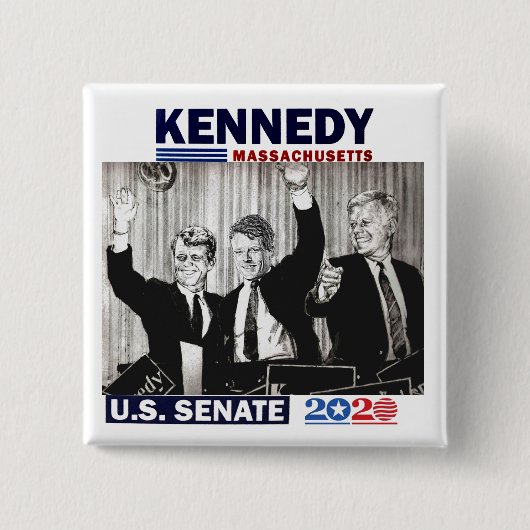 Kennedy US Senat 2020 Button (Vorderseite)