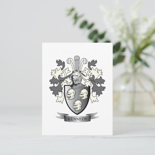 Kennedy-Wappen Postkarte (Stehend Vorderseite)