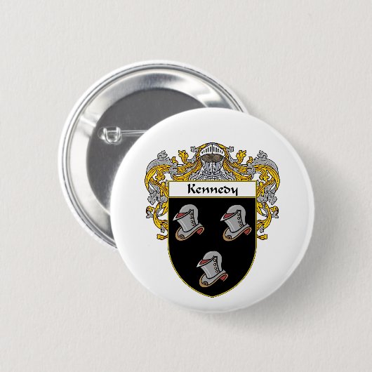Kennedy-Wappen (überzogen) Button (Vorne & Hinten)