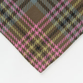 Kennedy Weathered Clan Abzeichen Tartan Kariert Fleecedecke (Ecke)